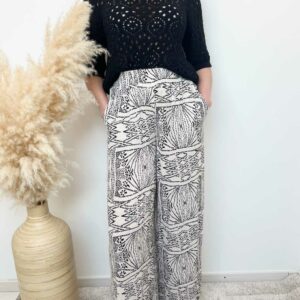 pull crochet noir 3