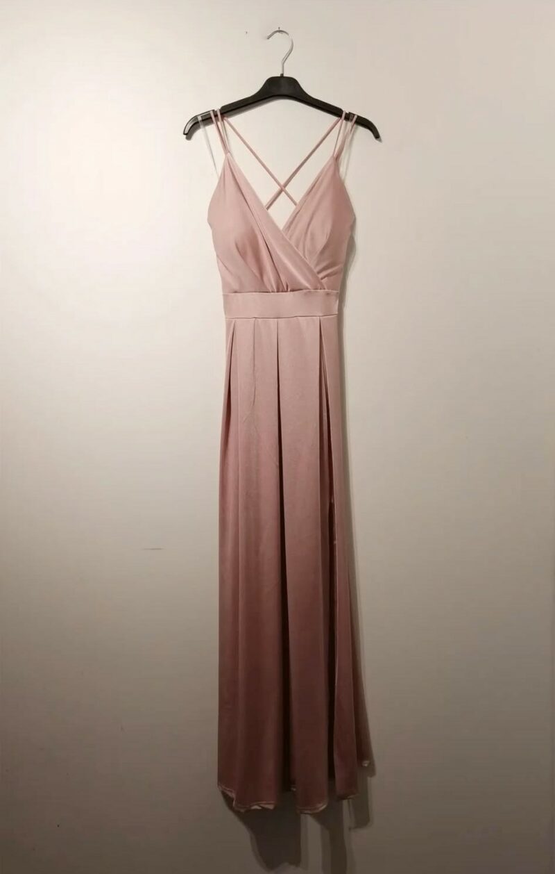 robe fines bretelle rose 2