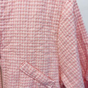 veste vichy rose 2
