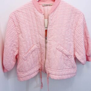 veste vichy rose