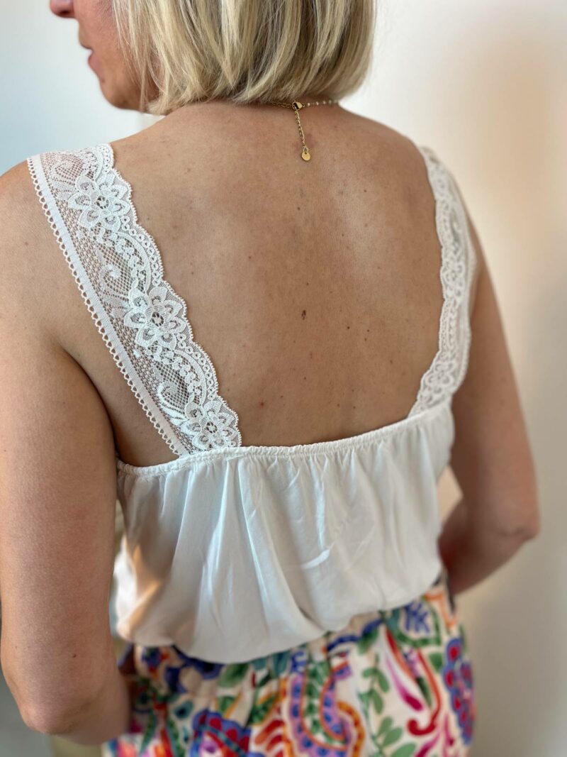 Top dentelle blanc 2