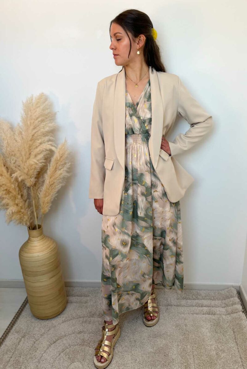 Veste blazer beige