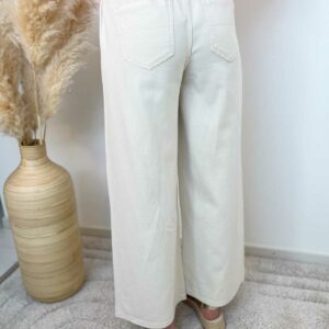 pantalon large ecru 2