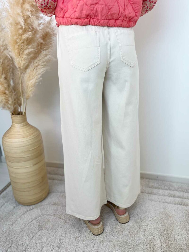 pantalon large ecru 2