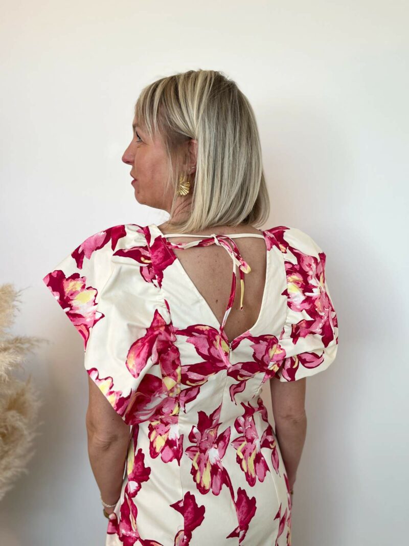 robe courte fleurie 4