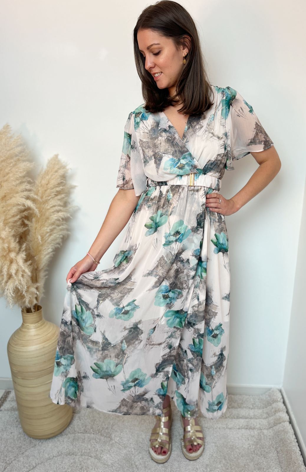 ROBE LONGUE FLEURIE