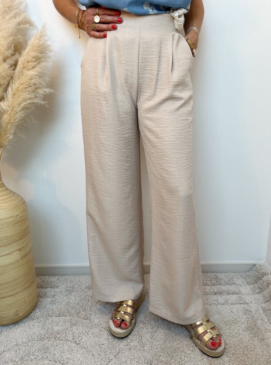 PANTALON FLUIDE BEIGE
