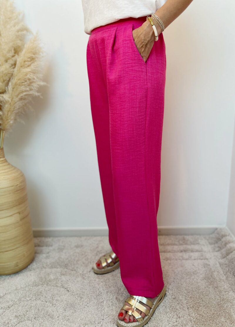 pantalon lin fushia 2