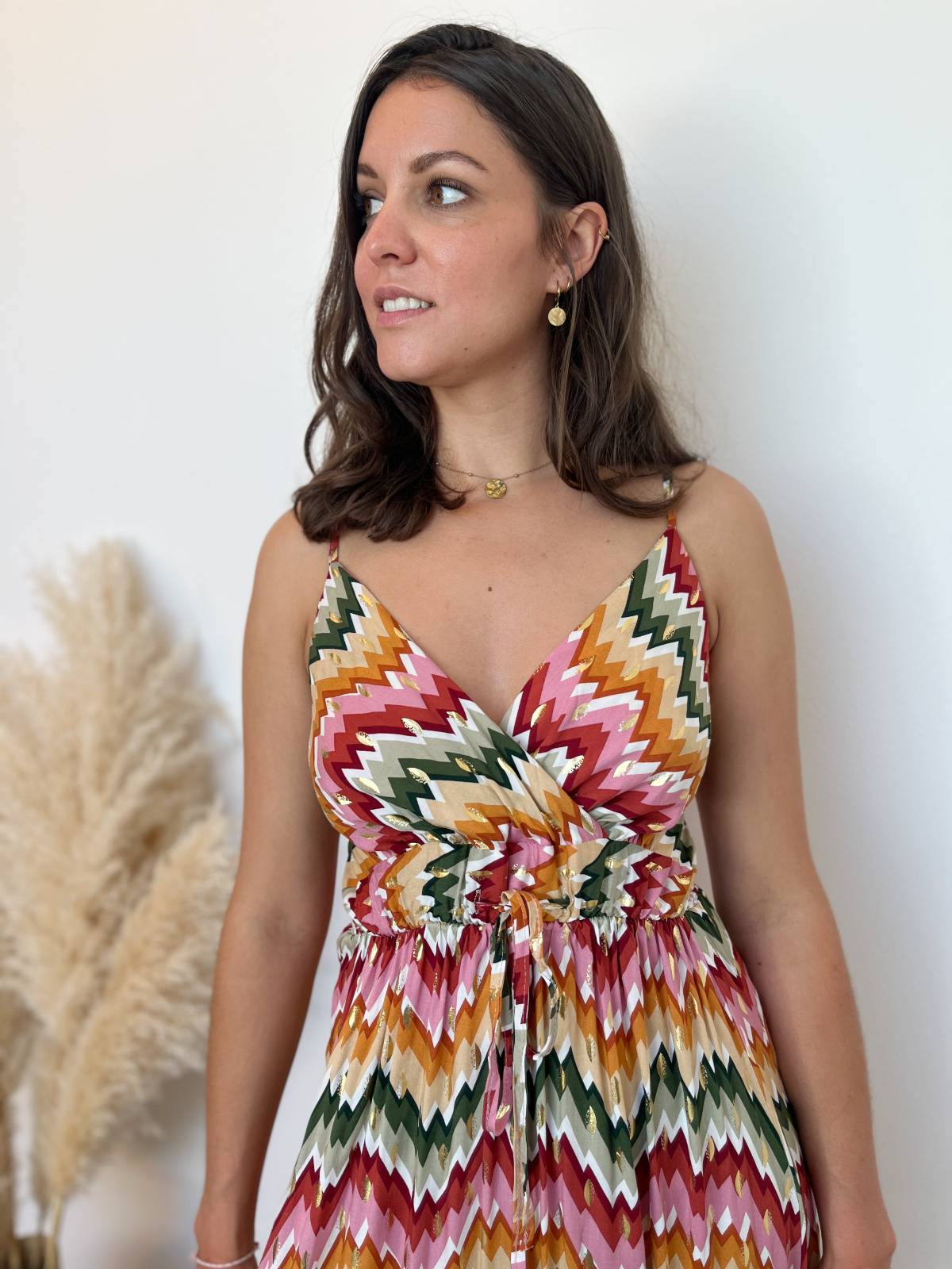 robe fines bretelles coloré 3