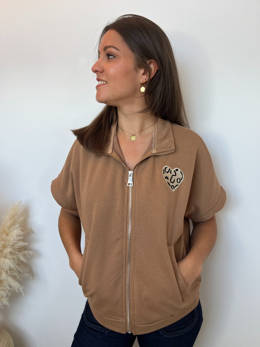 SWEAT CAMEL ZIPPE