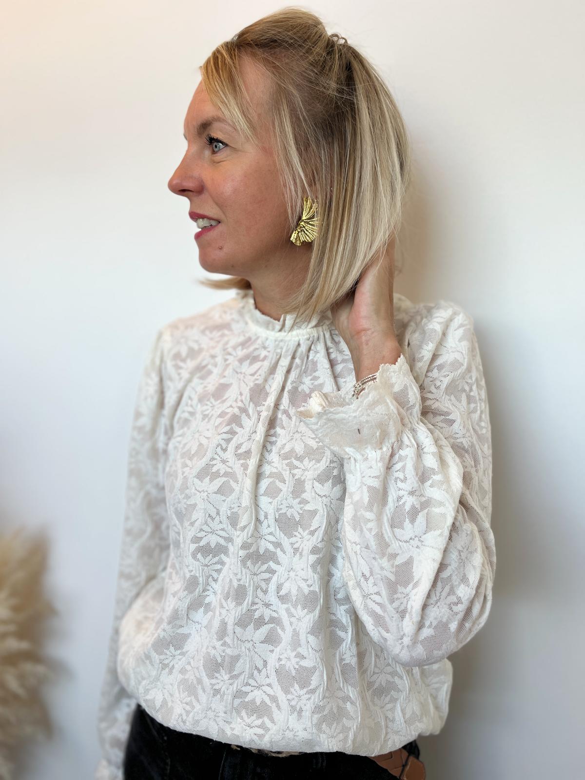 BLOUSE BLANCHE BRODERIE