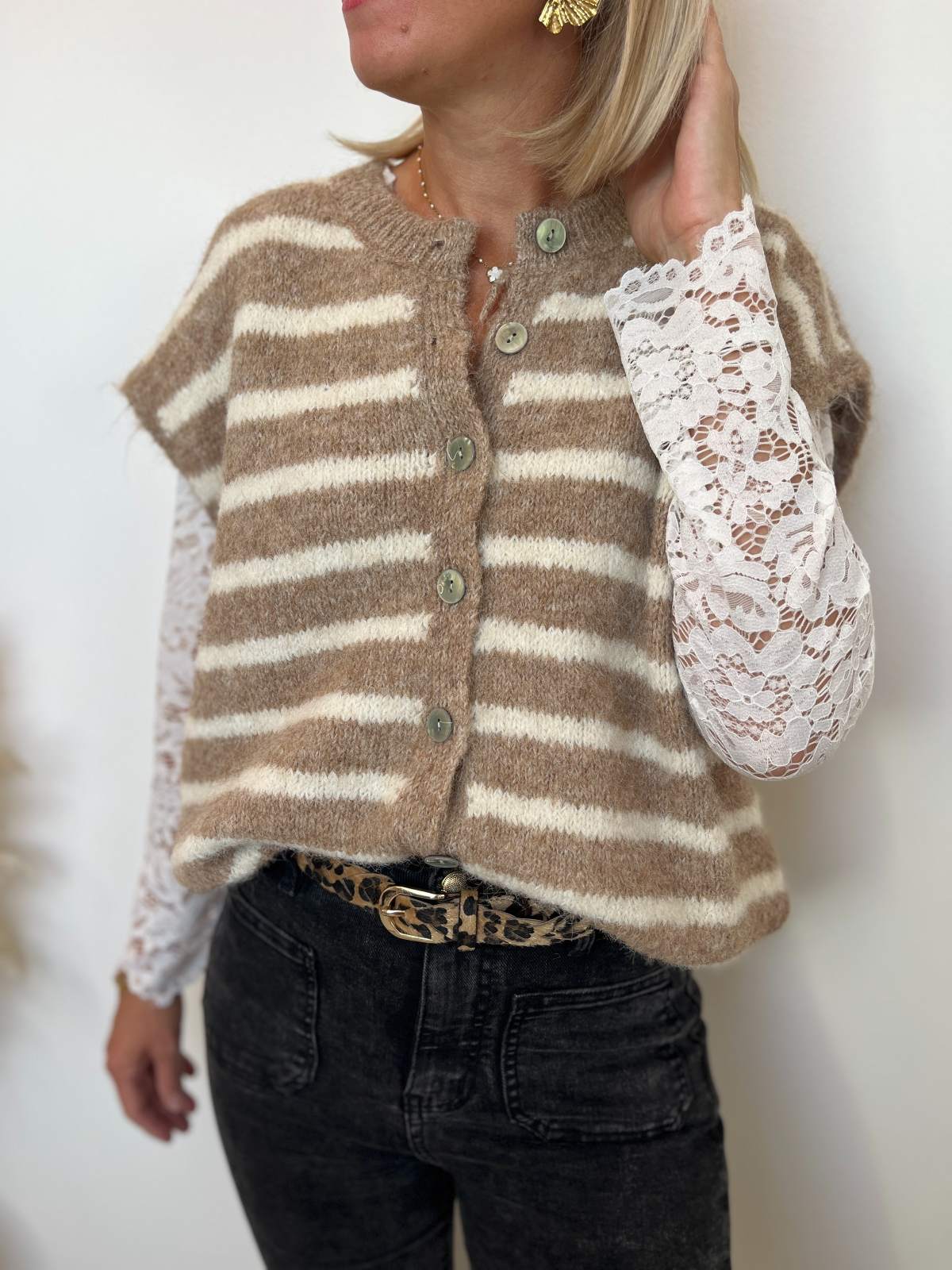 gilet mariniere beige 2