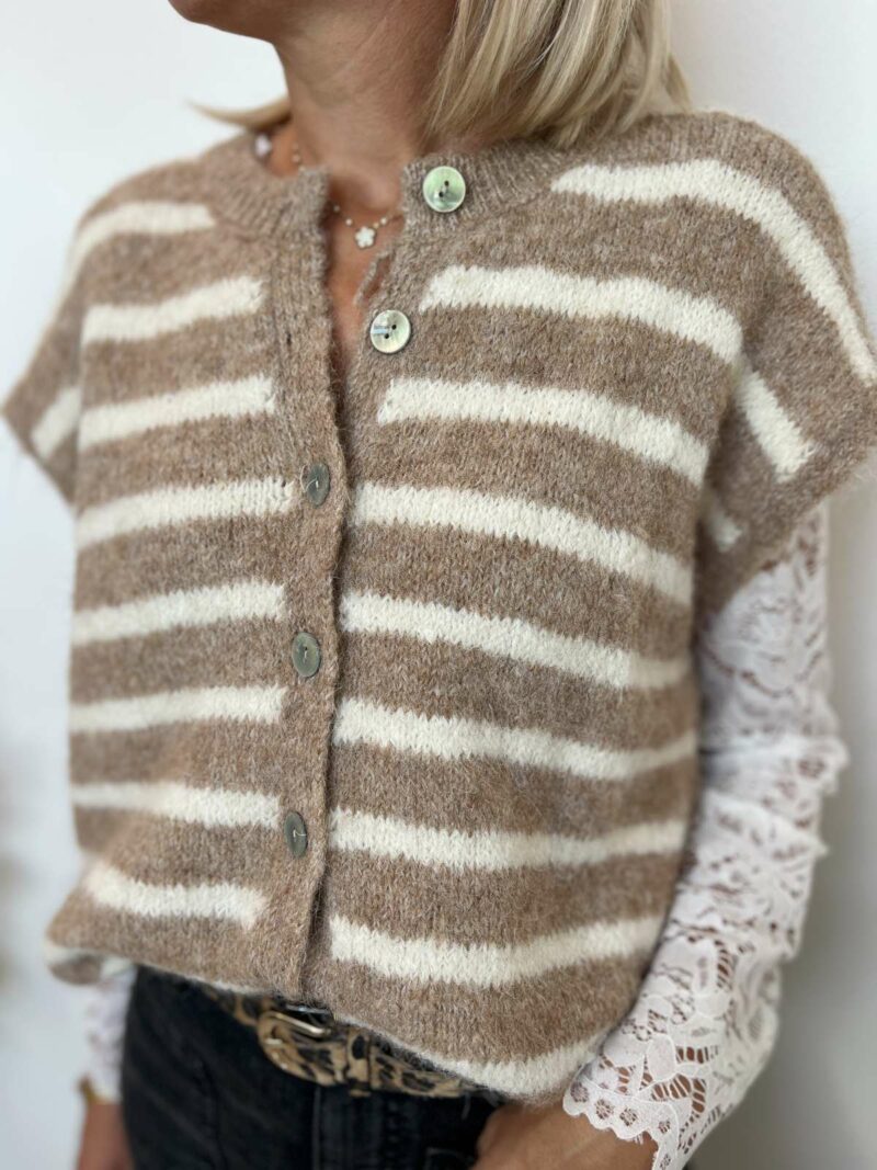 gilet mariniere beige 3