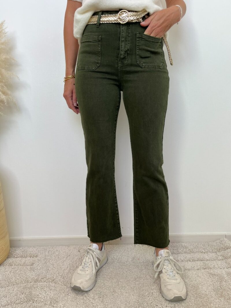 jean flare kaki 3