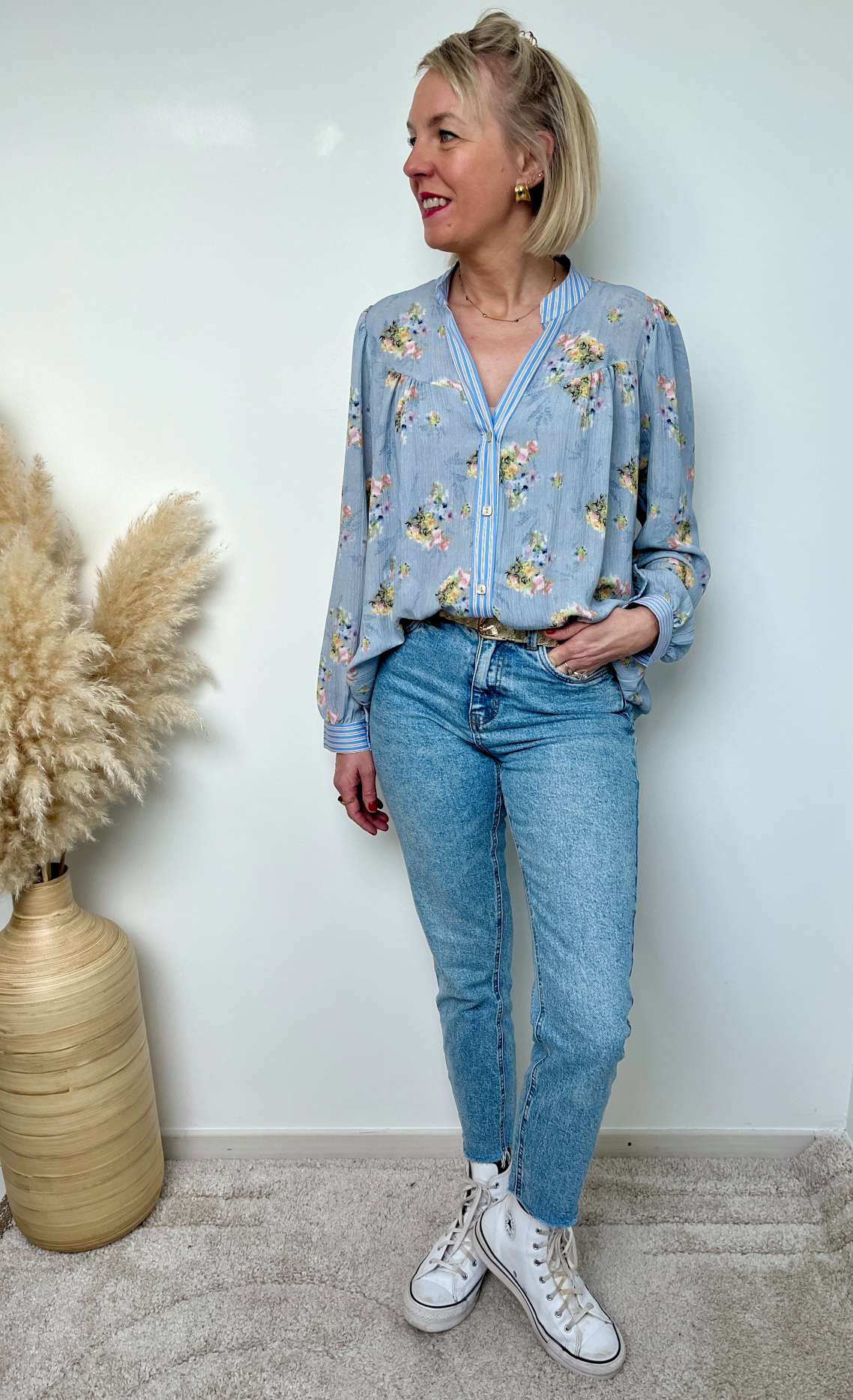 Blouse imprimé fleuri