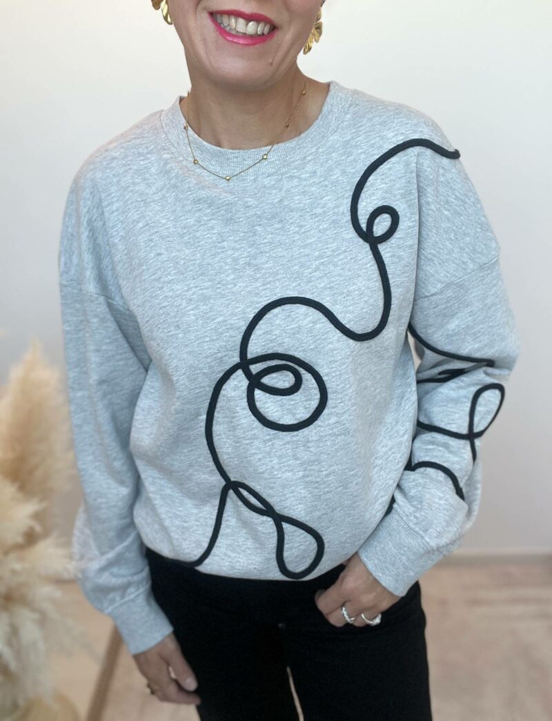 sweat graphique gris 5