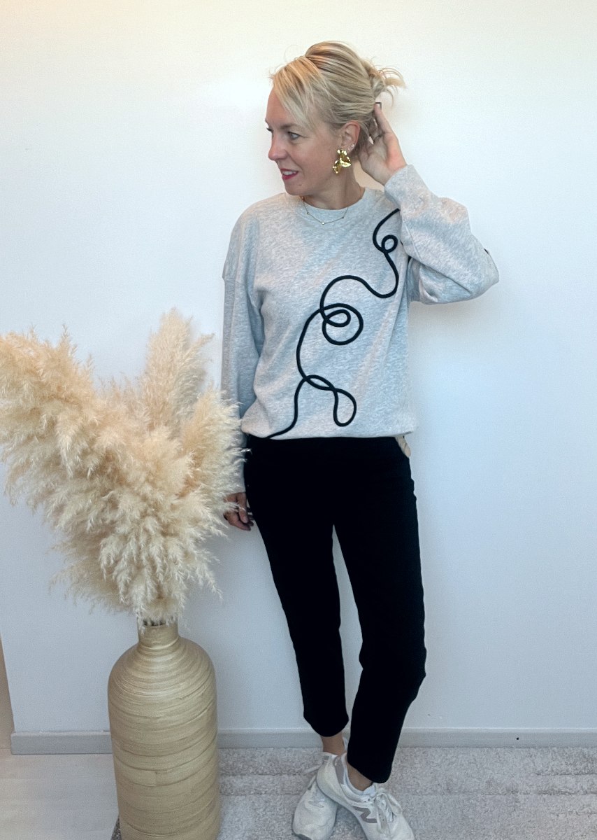 sweat graphique gris 7
